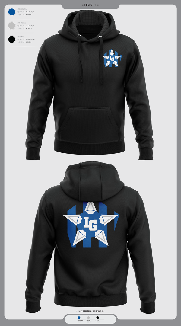 Hoodie, LaGrange Grangers, Men's Soccer, Teamtime, Team time, sublimation, custom sports apparel, team uniforms, spirit wear, spiritwear, sports uniforms, custom shirts, team store, custom team store, fundraiser sports, apparel fundraiser