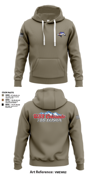Hoodie, USS Colorado, Navy, Teamtime, Team time, sublimation, custom sports apparel, team uniforms, spirit wear, spiritwear, sports uniforms, custom shirts, team store, custom team store, fundraiser sports, apparel fundraiser