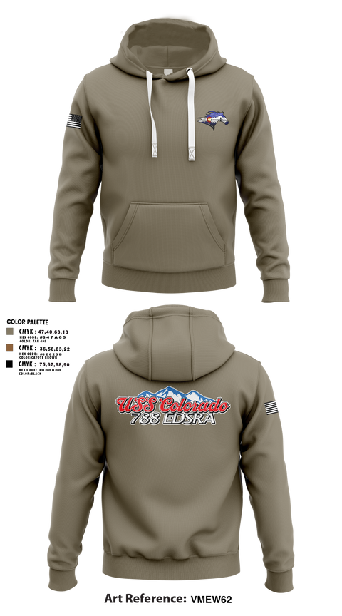 Hoodie, USS Colorado, Navy, Teamtime, Team time, sublimation, custom sports apparel, team uniforms, spirit wear, spiritwear, sports uniforms, custom shirts, team store, custom team store, fundraiser sports, apparel fundraiser