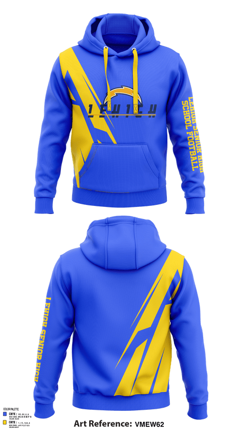 Hoodie, Lehigh Senior High School Football, Football, Teamtime, Team time, sublimation, custom sports apparel, team uniforms, spirit wear, spiritwear, sports uniforms, custom shirts, team store, custom team store, fundraiser sports, apparel fundraiser
