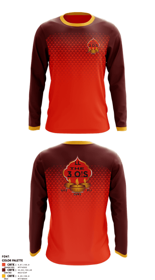Long Sleeve Performance Shirt, 3 O's, , Teamtime, Team time, sublimation, custom sports apparel, team uniforms, spirit wear, spiritwear, sports uniforms, custom shirts, team store, custom team store, fundraiser sports, apparel fundraiser
