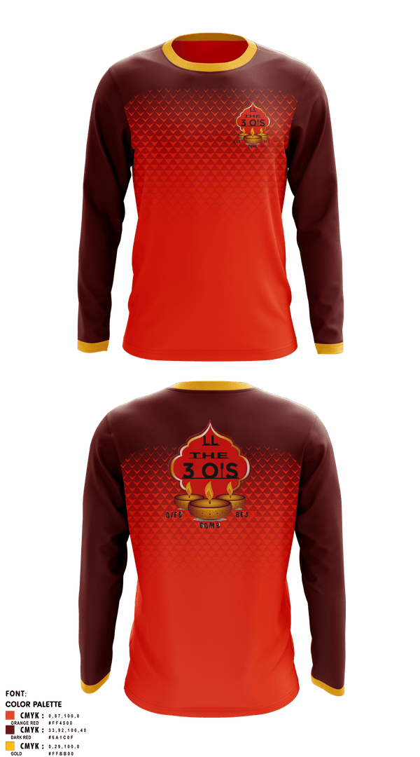 Long Sleeve Performance Shirt, 3 O's, , Teamtime, Team time, sublimation, custom sports apparel, team uniforms, spirit wear, spiritwear, sports uniforms, custom shirts, team store, custom team store, fundraiser sports, apparel fundraiser