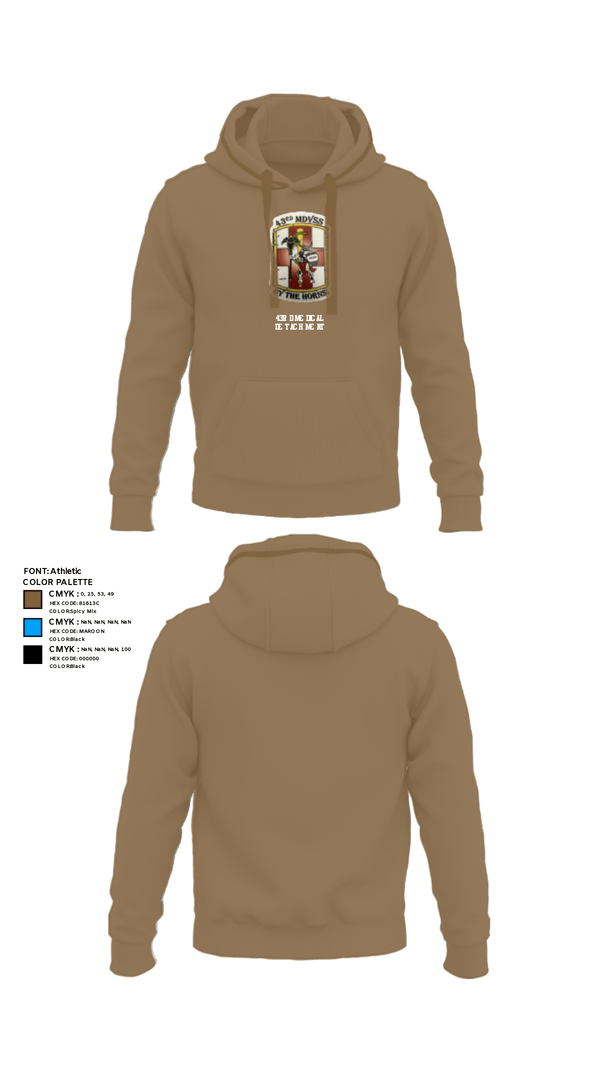 Hoodie, 43rd Medical Detachment, , Teamtime, Team time, sublimation, custom sports apparel, team uniforms, spirit wear, spiritwear, sports uniforms, custom shirts, team store, custom team store, fundraiser sports, apparel fundraiser