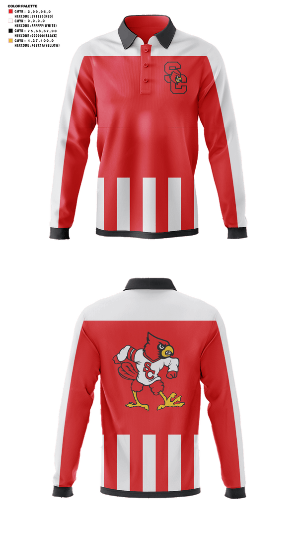 Long Sleeve Performance Polo, Scott County High School Golf, Golf, Teamtime, Team time, sublimation, custom sports apparel, team uniforms, spirit wear, spiritwear, sports uniforms, custom shirts, team store, custom team store, fundraiser sports, apparel fundraiser