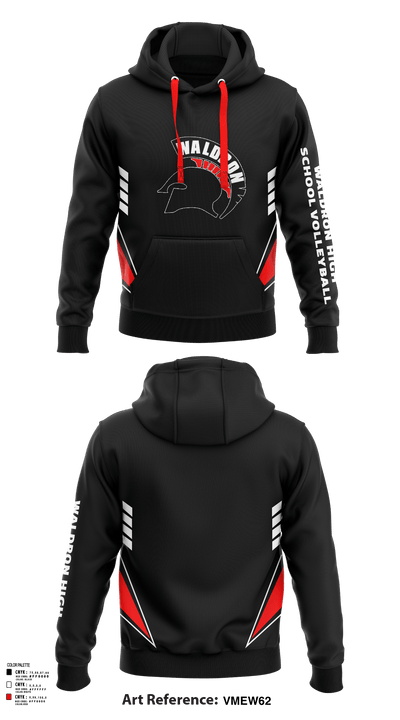 Waldron High School Volleyball 23401956 Hoodie - 22