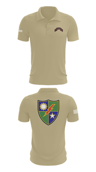 75th Ranger Regiment 53638422 Short Sleeve Performance Polo - 87