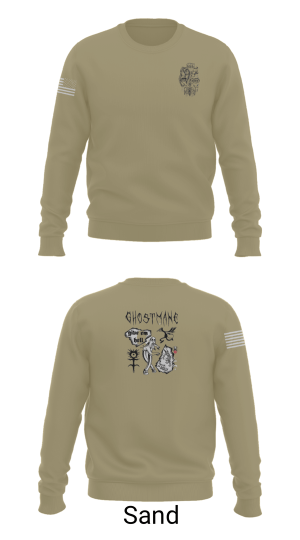 Crew Neck Sweatshirt, Ceremonial Platoon, Marines, Teamtime, Team time, sublimation, custom sports apparel, team uniforms, spirit wear, spiritwear, sports uniforms, custom shirts, team store, custom team store, fundraiser sports, apparel fundraiser