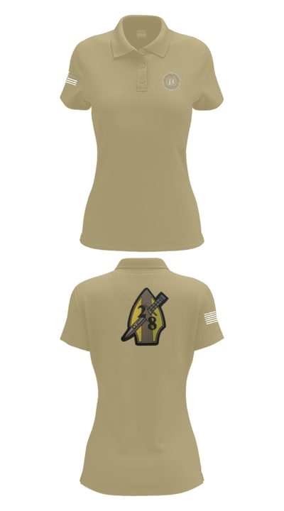 2nd bn 8th Marines 22362545 Women's Short Sleeve Performance Polo  - 95