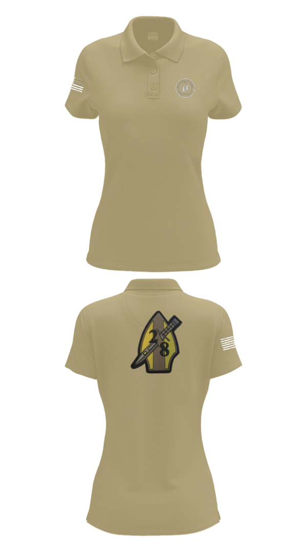 Womens Short Sleeve Performance Polo, 2nd bn 8th Marines, Marines, Teamtime, Team time, sublimation, custom sports apparel, team uniforms, spirit wear, spiritwear, sports uniforms, custom shirts, team store, custom team store, fundraiser sports, apparel fundraiser
