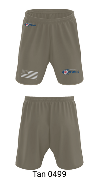 Athletic Shorts With Pockets, AFOMIS, Air Force, Teamtime, Team time, sublimation, custom sports apparel, team uniforms, spirit wear, spiritwear, sports uniforms, custom shirts, team store, custom team store, fundraiser sports, apparel fundraiser