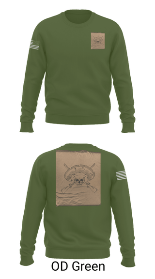 Crew Neck Sweatshirt, Los Pistoleros, Army, Teamtime, Team time, sublimation, custom sports apparel, team uniforms, spirit wear, spiritwear, sports uniforms, custom shirts, team store, custom team store, fundraiser sports, apparel fundraiser