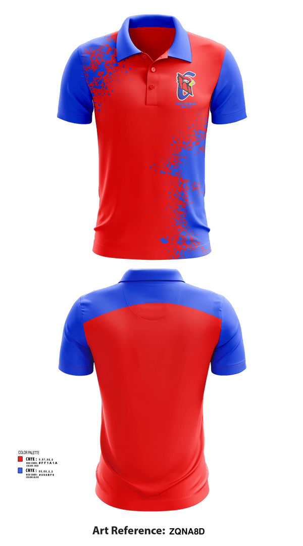Short Sleeve Performance Polo, Cheney Cardinals Bowling, Bowling, Teamtime, Team time, sublimation, custom sports apparel, team uniforms, spirit wear, spiritwear, sports uniforms, custom shirts, team store, custom team store, fundraiser sports, apparel fundraiser