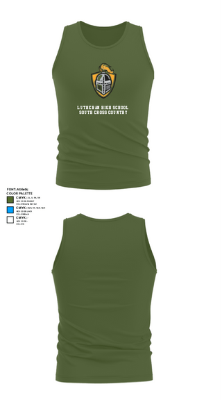 Tank Top, Lutheran High School South Cross Country, Cross Country, Teamtime, Team time, sublimation, custom sports apparel, team uniforms, spirit wear, spiritwear, sports uniforms, custom shirts, team store, custom team store, fundraiser sports, apparel fundraiser