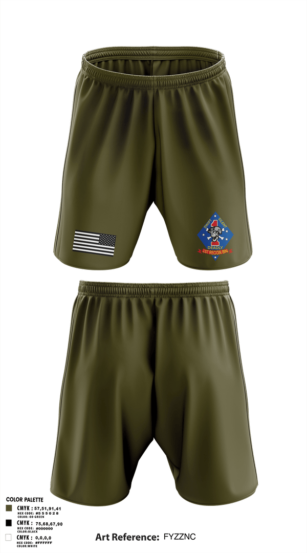Athletic Shorts With Pockets, 1st Recon1st Recon, , Teamtime, Team time, sublimation, custom sports apparel, team uniforms, spirit wear, spiritwear, sports uniforms, custom shirts, team store, custom team store, fundraiser sports, apparel fundraiser