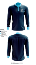 Dougherty Valley High School Badminton 26990606 Quarter Zip Jacket - 1