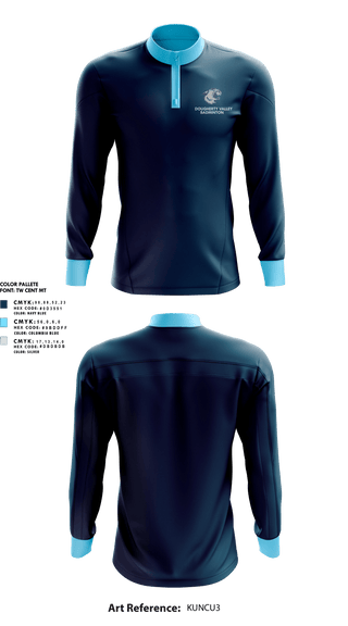 Quarter Zip Jacket, Dougherty Valley High School Badminton, Spirit Store, Teamtime, Team time, sublimation, custom sports apparel, team uniforms, spirit wear, spiritwear, sports uniforms, custom shirts, team store, custom team store, fundraiser sports, apparel fundraiser