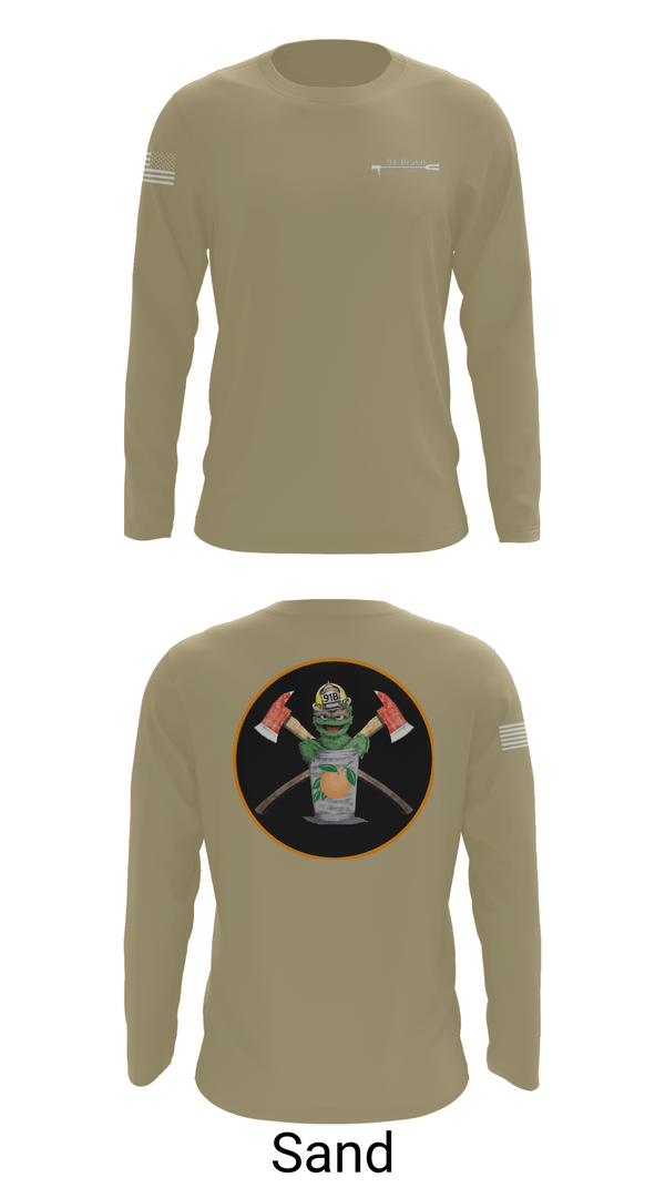 Long Sleeve Performance Shirt, 91 Bravo, Fire Department, Teamtime, Team time, sublimation, custom sports apparel, team uniforms, spirit wear, spiritwear, sports uniforms, custom shirts, team store, custom team store, fundraiser sports, apparel fundraiser