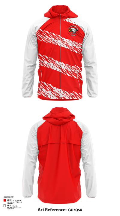 Benjamin Franklin Middle School Soccer 75816307 Windbreaker - 133
