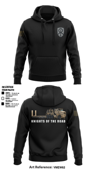 Hoodie, 129th Heavy Transport Company129 TC CO, Army, Teamtime, Team time, sublimation, custom sports apparel, team uniforms, spirit wear, spiritwear, sports uniforms, custom shirts, team store, custom team store, fundraiser sports, apparel fundraiser
