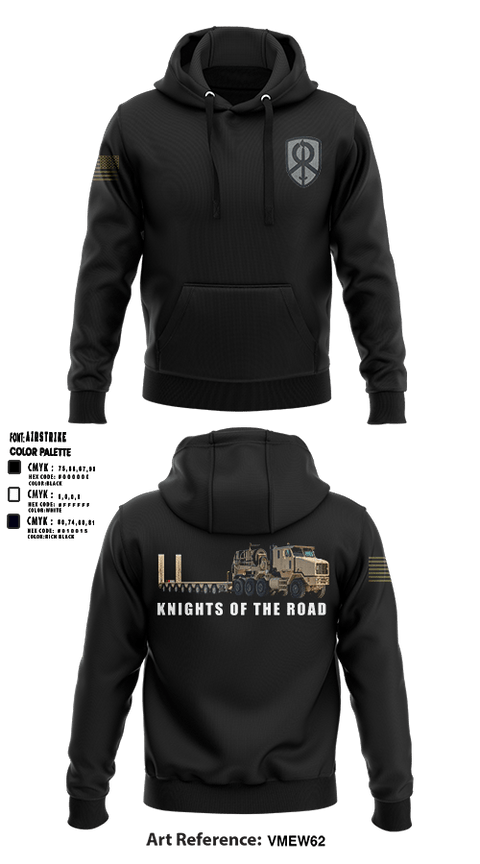 Hoodie, 129th Heavy Transport Company129 TC CO, Army, Teamtime, Team time, sublimation, custom sports apparel, team uniforms, spirit wear, spiritwear, sports uniforms, custom shirts, team store, custom team store, fundraiser sports, apparel fundraiser
