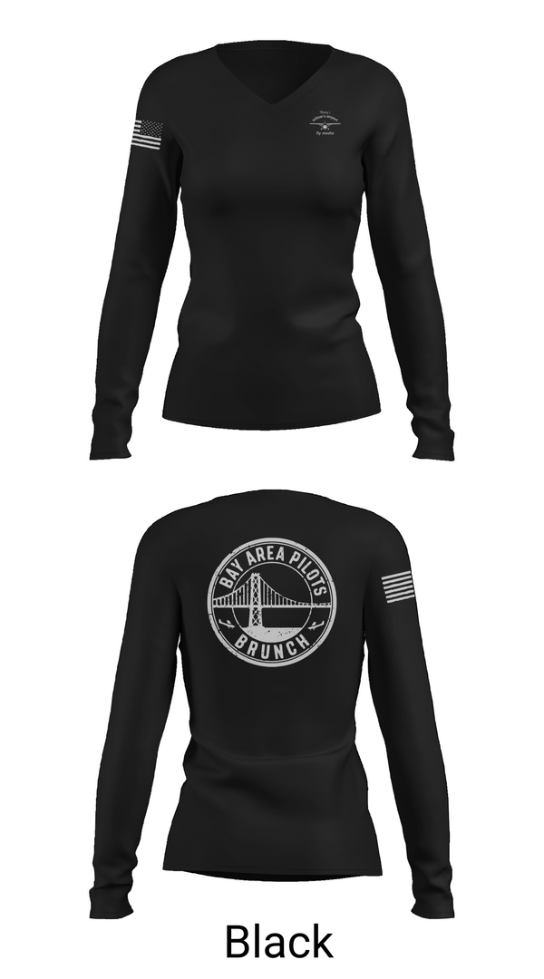 Womens Long Sleeve Vneck Shirt, Fly media, , Teamtime, Team time, sublimation, custom sports apparel, team uniforms, spirit wear, spiritwear, sports uniforms, custom shirts, team store, custom team store, fundraiser sports, apparel fundraiser