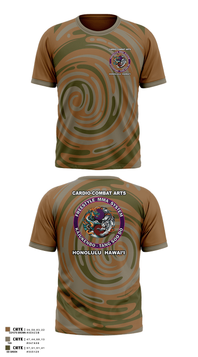 Honolulu Bohemian 96104358 Short Sleeve Performance Shirt - 1