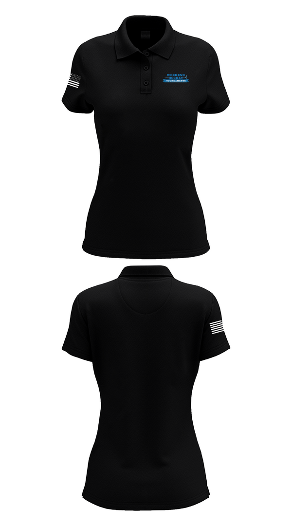Womens Short Sleeve Performance Polo, Weekend Hockey Tournaments Inc-club, Ice Hockey, Teamtime, Team time, sublimation, custom sports apparel, team uniforms, spirit wear, spiritwear, sports uniforms, custom shirts, team store, custom team store, fundraiser sports, apparel fundraiser