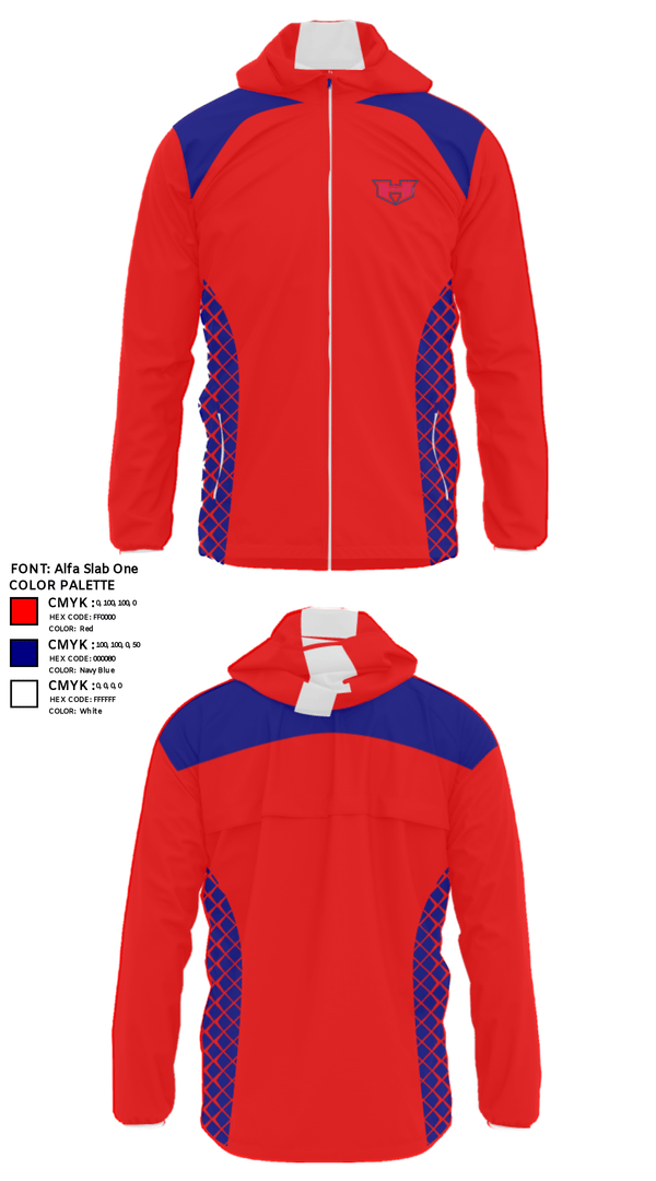 Windbreaker, White House Heritage High School Track, Track & Field, Teamtime, Team time, sublimation, custom sports apparel, team uniforms, spirit wear, spiritwear, sports uniforms, custom shirts, team store, custom team store, fundraiser sports, apparel fundraiser