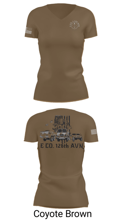 B Co. 1-126AVN 81837658 Women's Short Sleeve V-neck Shirt - 8