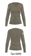 DPS 61986811 Women's Long Sleeve V-neck Shirt - 73