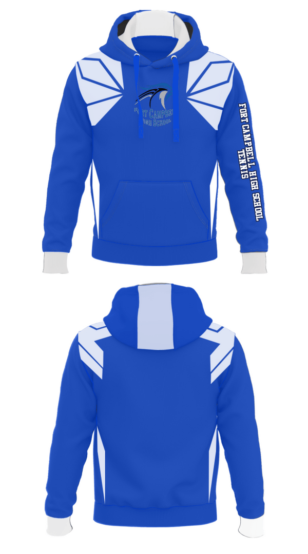 Hoodie, Fort Campbell High School Tennis, Tennis, Teamtime, Team time, sublimation, custom sports apparel, team uniforms, spirit wear, spiritwear, sports uniforms, custom shirts, team store, custom team store, fundraiser sports, apparel fundraiser