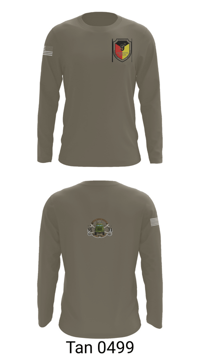 9th Comm Service company 88104614 Long Sleeve Performance Shirt - 66