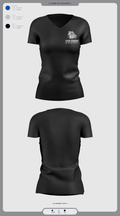 Steam Academy at McCluer South Berkeley 57920601 Women's Short Sleeve V-neck Shirt - 3