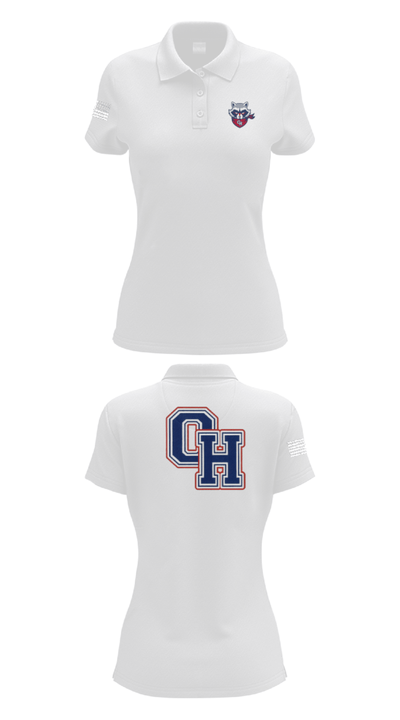 Oak Hill High School 95566271 Women's Short Sleeve Performance Polo  - 17