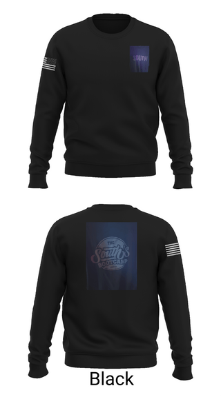 Crew Neck Sweatshirt, South’s Boot Camp, , Teamtime, Team time, sublimation, custom sports apparel, team uniforms, spirit wear, spiritwear, sports uniforms, custom shirts, team store, custom team store, fundraiser sports, apparel fundraiser
