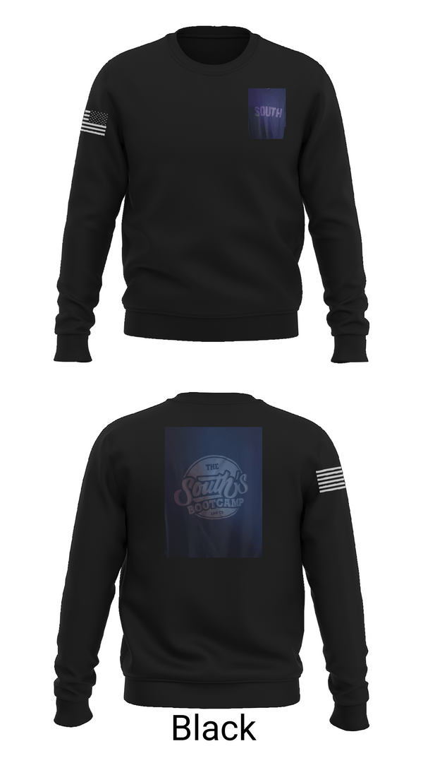 Crew Neck Sweatshirt, South’s Boot Camp, , Teamtime, Team time, sublimation, custom sports apparel, team uniforms, spirit wear, spiritwear, sports uniforms, custom shirts, team store, custom team store, fundraiser sports, apparel fundraiser