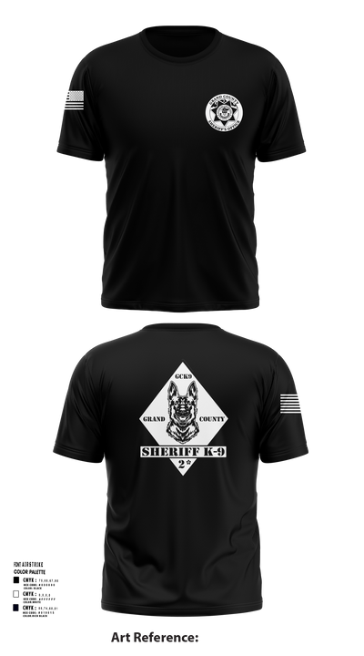GCSO K9 19813935 Short Sleeve Performance Shirt - 102