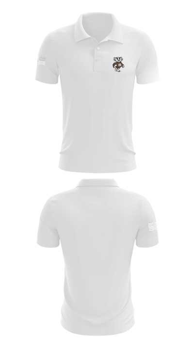 Buckholts High School Volleyball 90756704 Short Sleeve Performance Polo - 9