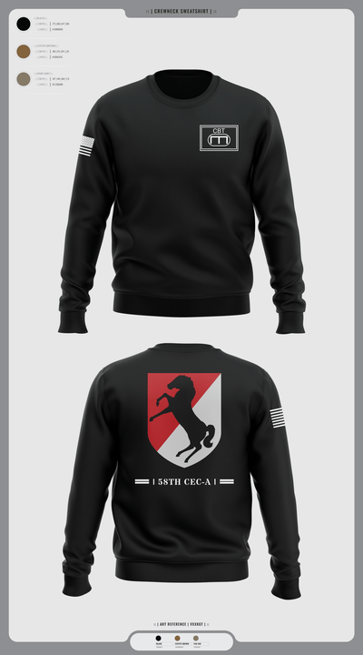 58th CEC-A 67069025 Crew Neck Sweatshirt - 1