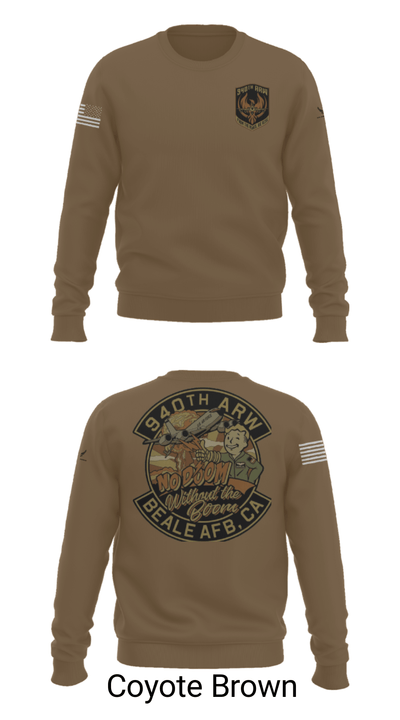 940 Air Refueling Wing 53360157 Crew Neck Sweatshirt - 5