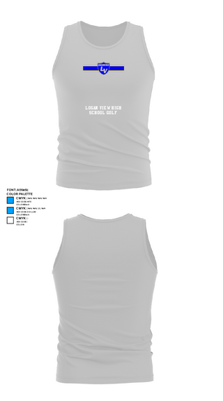 Tank Top, Logan View High School Golf, Golf, Teamtime, Team time, sublimation, custom sports apparel, team uniforms, spirit wear, spiritwear, sports uniforms, custom shirts, team store, custom team store, fundraiser sports, apparel fundraiser