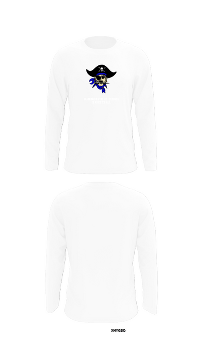 Hankinson Public School Basketball 53290761 Long Sleeve Performance Shirt - 8