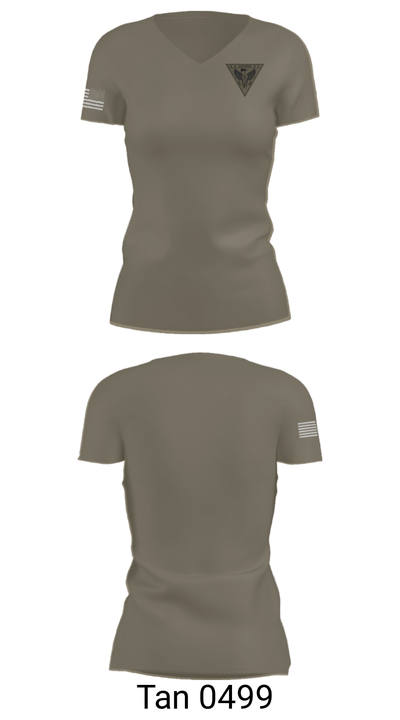 SRT 56874083 Women's Short Sleeve V-neck Shirt - 65