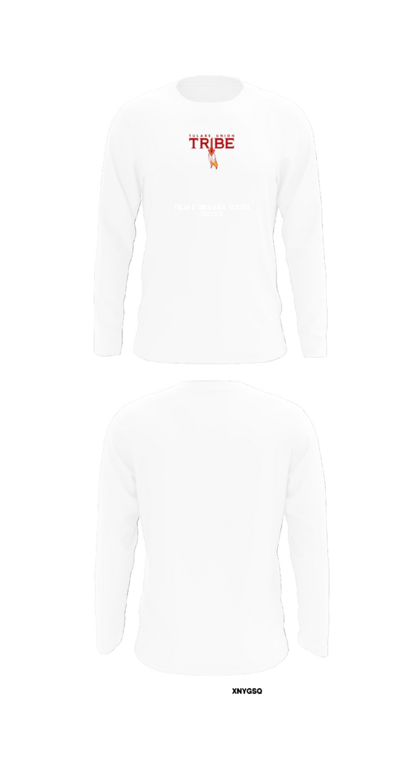Long Sleeve Performance Shirt, Tulare Union High School Soccer, Men's Soccer, Teamtime, Team time, sublimation, custom sports apparel, team uniforms, spirit wear, spiritwear, sports uniforms, custom shirts, team store, custom team store, fundraiser sports, apparel fundraiser