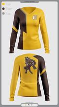 Garden City Broncbusters 16603778 Women's Long Sleeve V-neck Shirt - 1