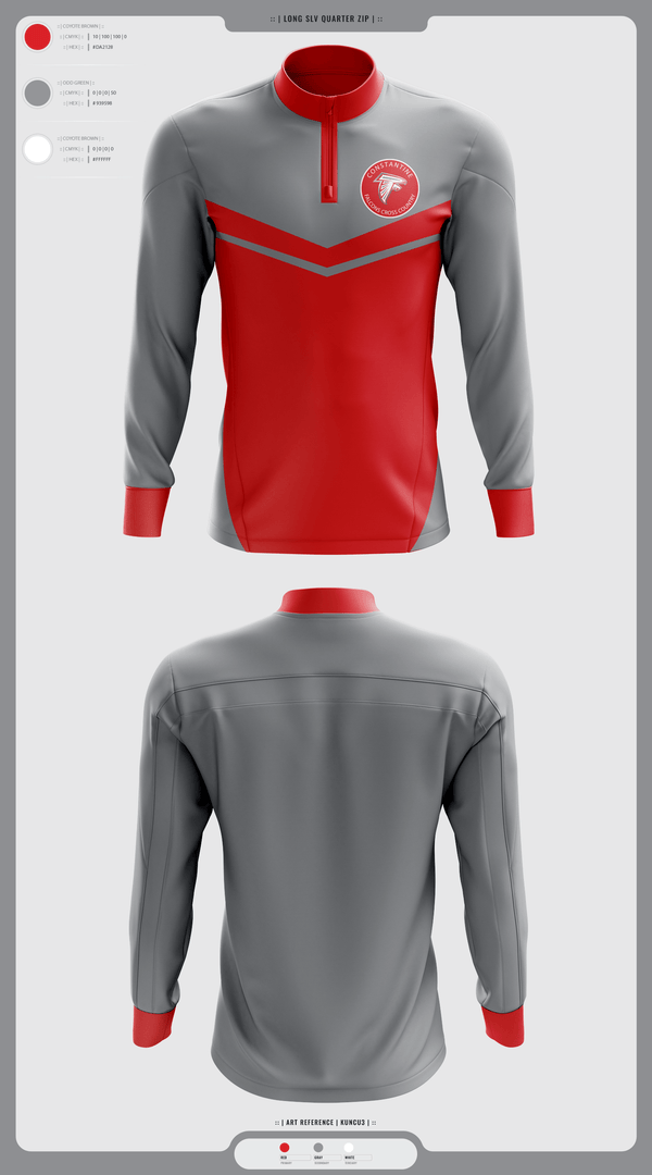 Quarter Zip Jacket, Constantine High School Cross Country, Cross Country, Teamtime, Team time, sublimation, custom sports apparel, team uniforms, spirit wear, spiritwear, sports uniforms, custom shirts, team store, custom team store, fundraiser sports, apparel fundraiser