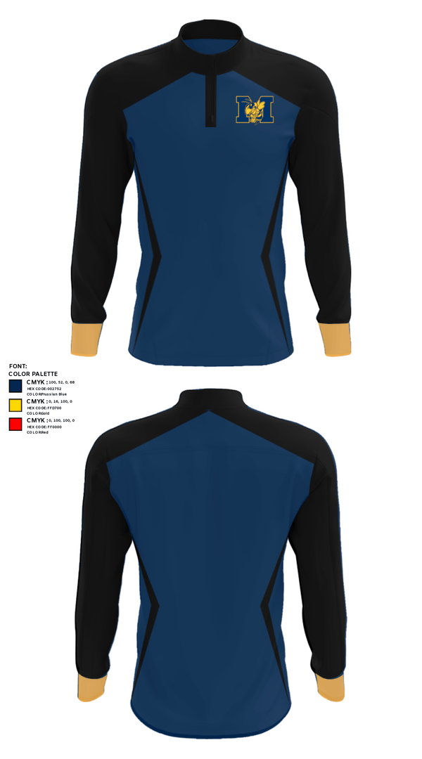 Quarter Zip Jacket, Moorefield High School Softball, Softball, Teamtime, Team time, sublimation, custom sports apparel, team uniforms, spirit wear, spiritwear, sports uniforms, custom shirts, team store, custom team store, fundraiser sports, apparel fundraiser