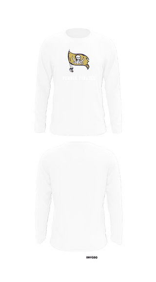 Long Sleeve Performance Shirt, Perrin Pirates, Football, Teamtime, Team time, sublimation, custom sports apparel, team uniforms, spirit wear, spiritwear, sports uniforms, custom shirts, team store, custom team store, fundraiser sports, apparel fundraiser