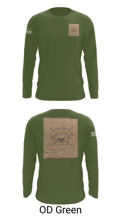 Los Pistoleros 43095637 Long Sleeve Performance Shirt - 46
