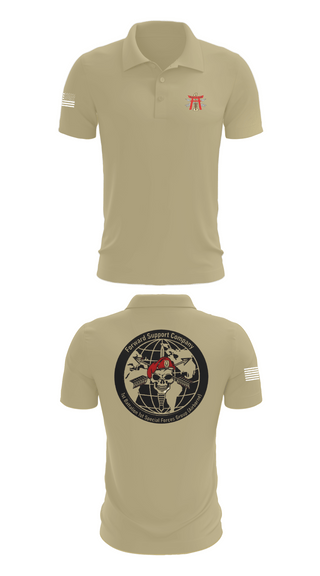 Short Sleeve Performance Polo, FSC 1-1SFG, Army, Teamtime, Team time, sublimation, custom sports apparel, team uniforms, spirit wear, spiritwear, sports uniforms, custom shirts, team store, custom team store, fundraiser sports, apparel fundraiser